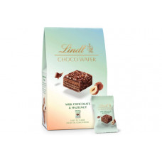 LINDT MILK CHOCOLATE & HAZELNUTS WAFER BOX 135G