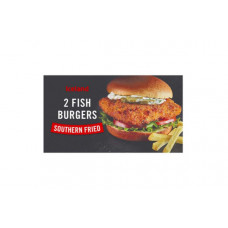 ICELAND 2 FISH BURGER SOUTHERN FRIED 220G