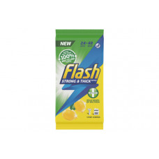 FLASH ANTI BACTERIAL WIPES 24 SHEETS